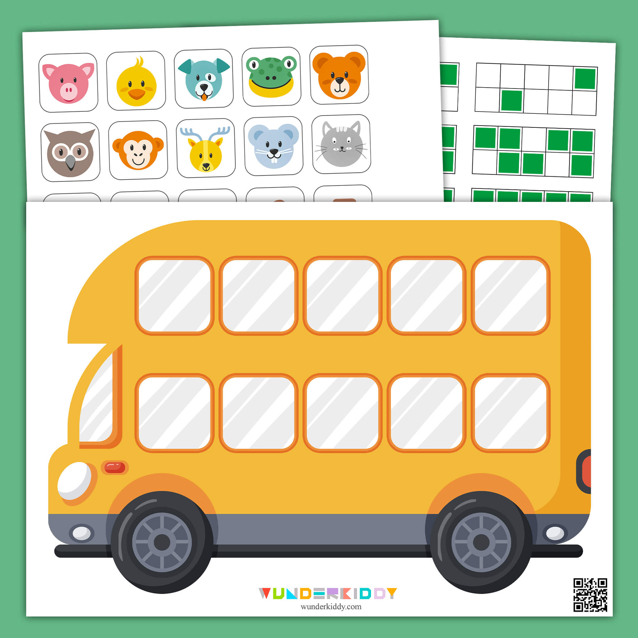 Animal Bus Pattern Game