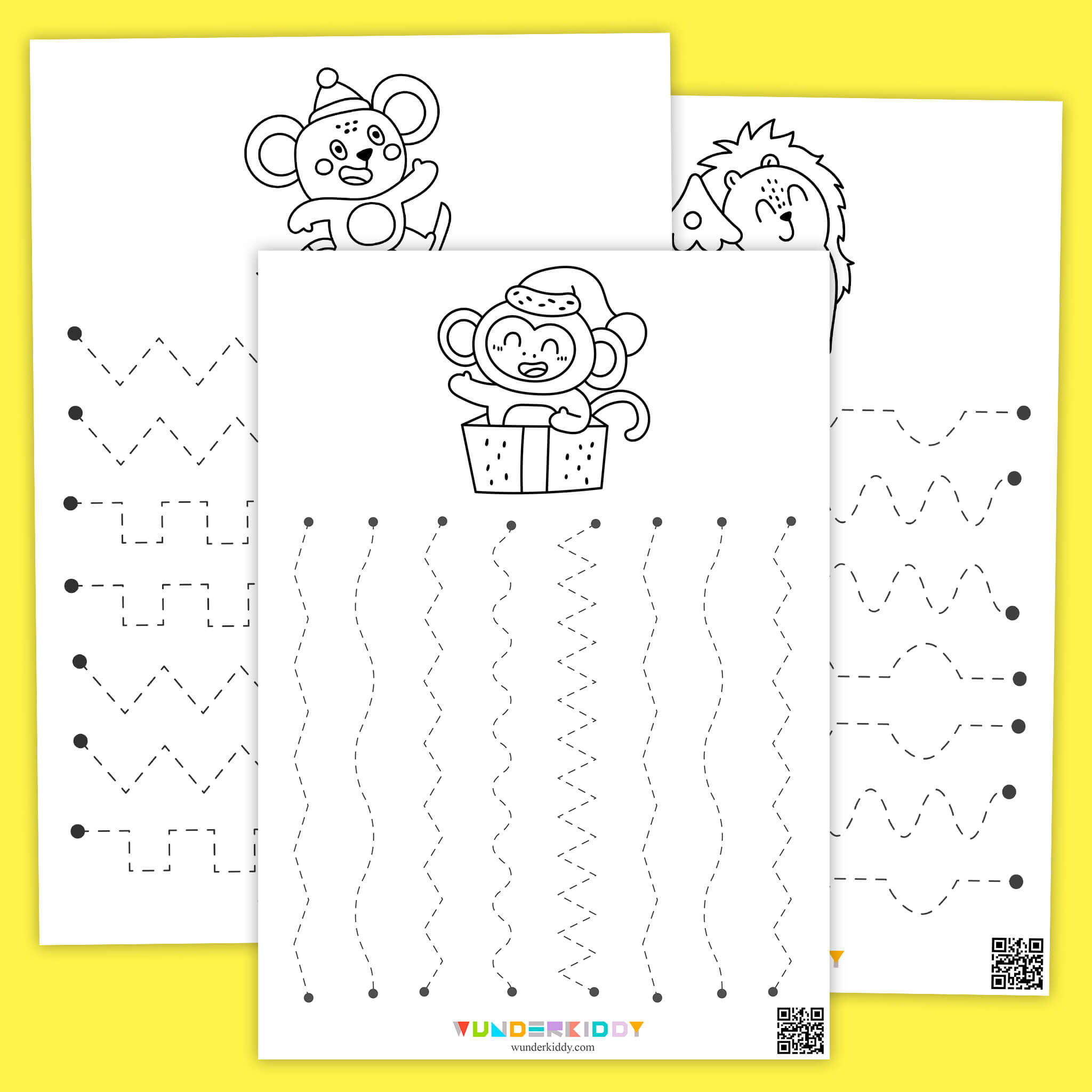 Christmas Line Tracing Activity
