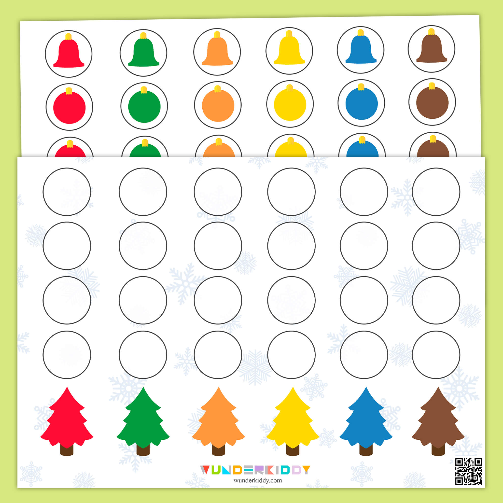 Christmas Tree Color Discrimination Activity