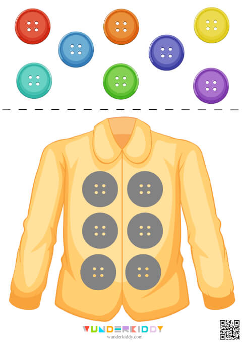 Match the Buttons Worksheet - Image 3