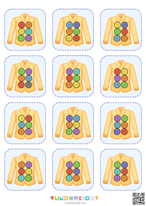 Match the Buttons Worksheet - Image 4