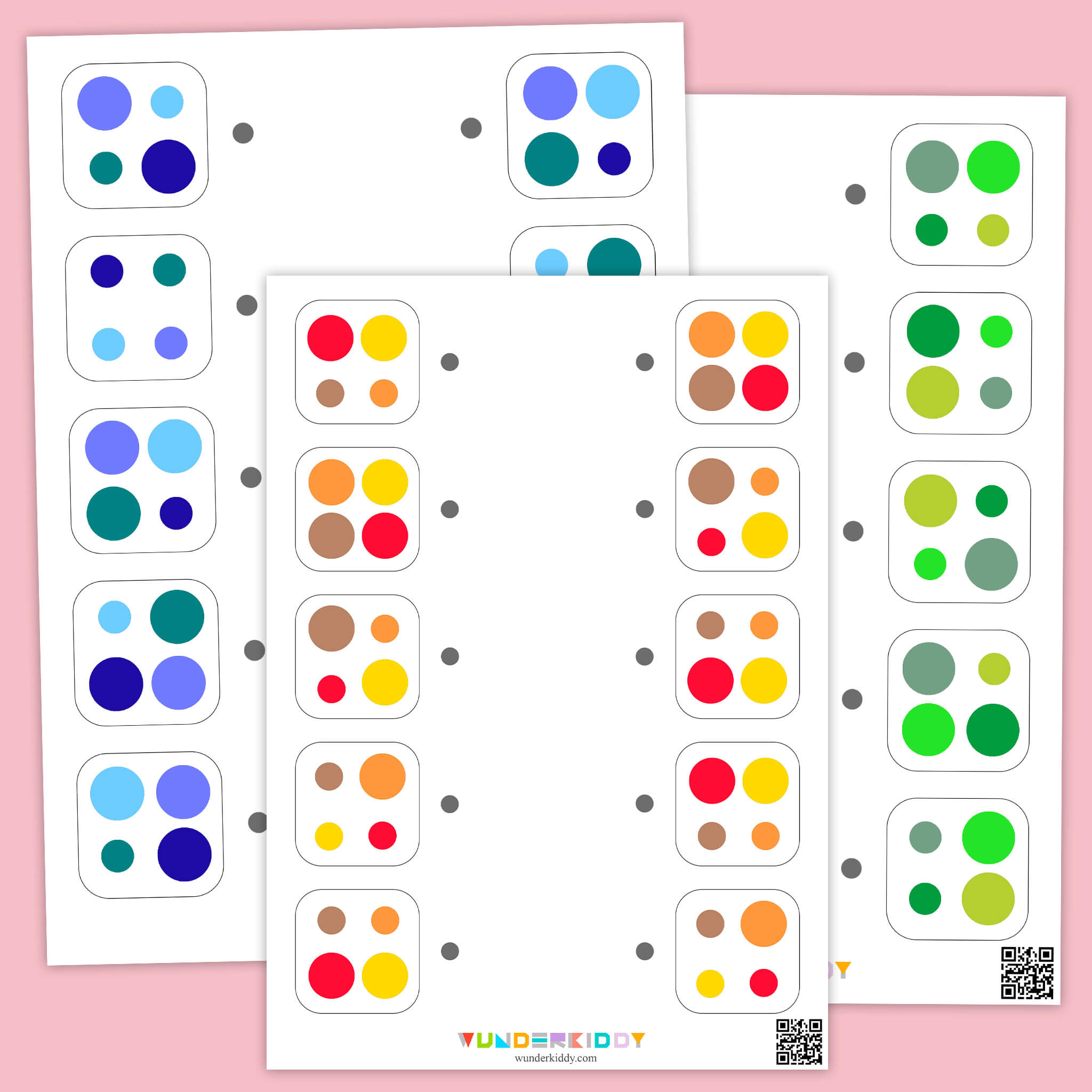Color Circles Pattern Recognition Game