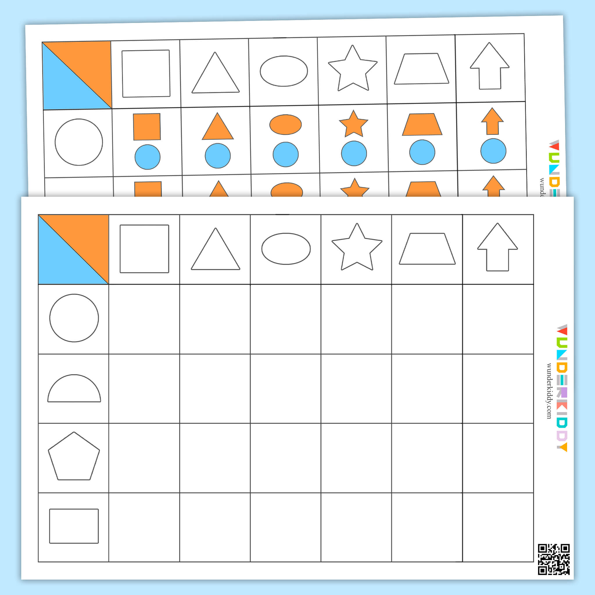 Color & Shape Boost Early Logic Worksheet