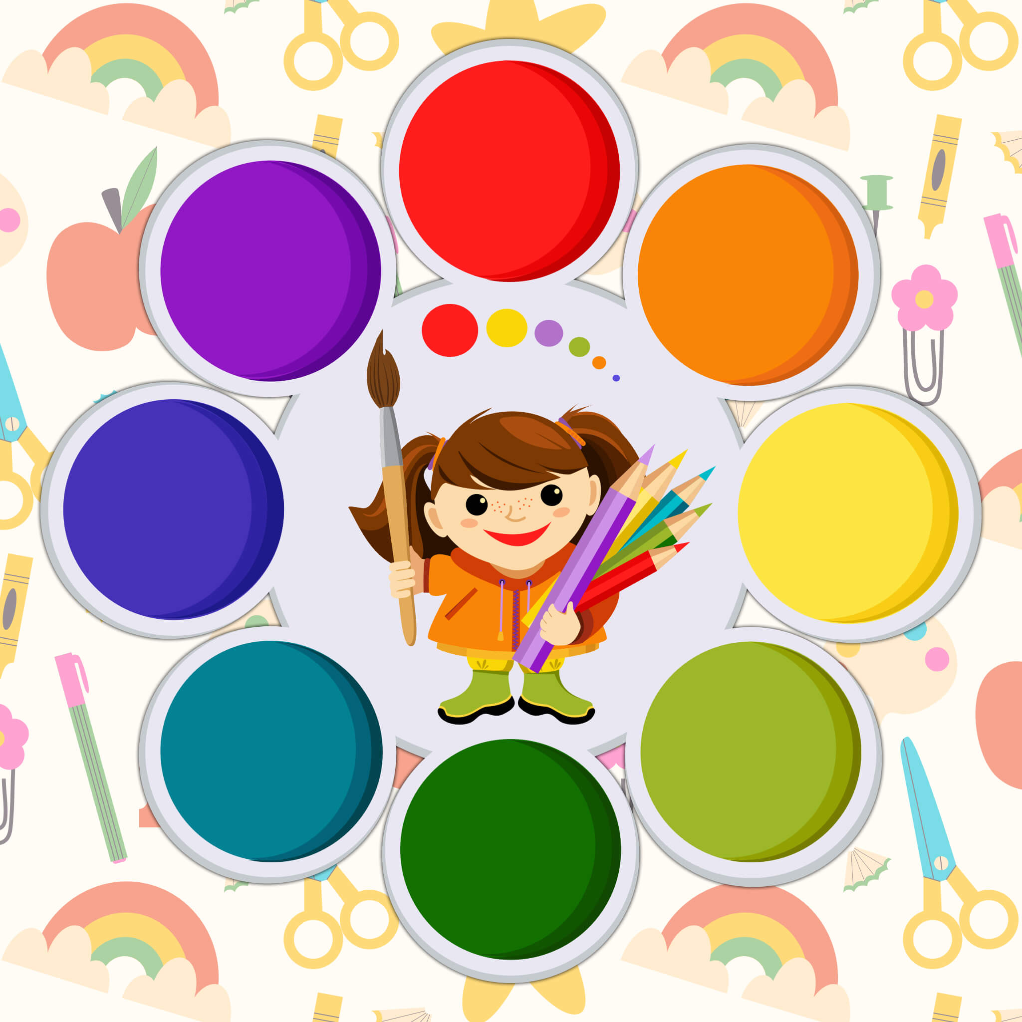 All worksheets from the category «Colors»