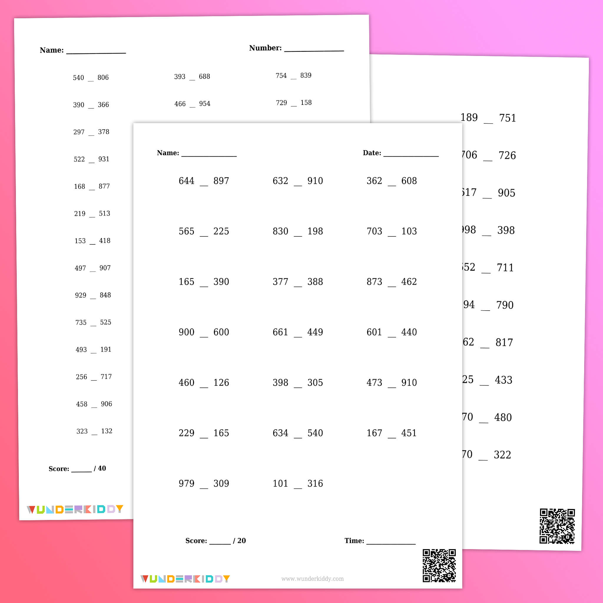 Математика 3 класс «больше, меньше или равно»