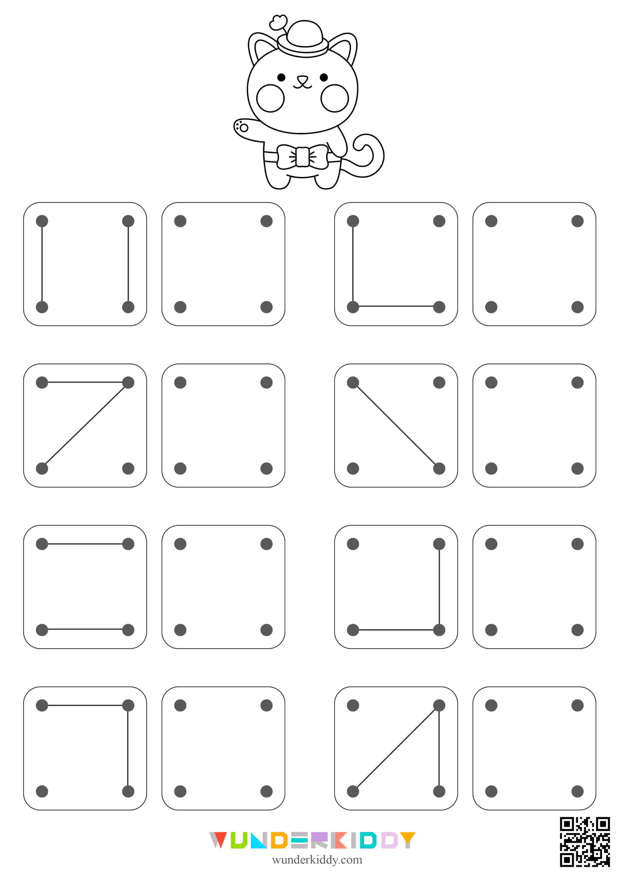Copy the Pattern Lines Worksheets - Image 2