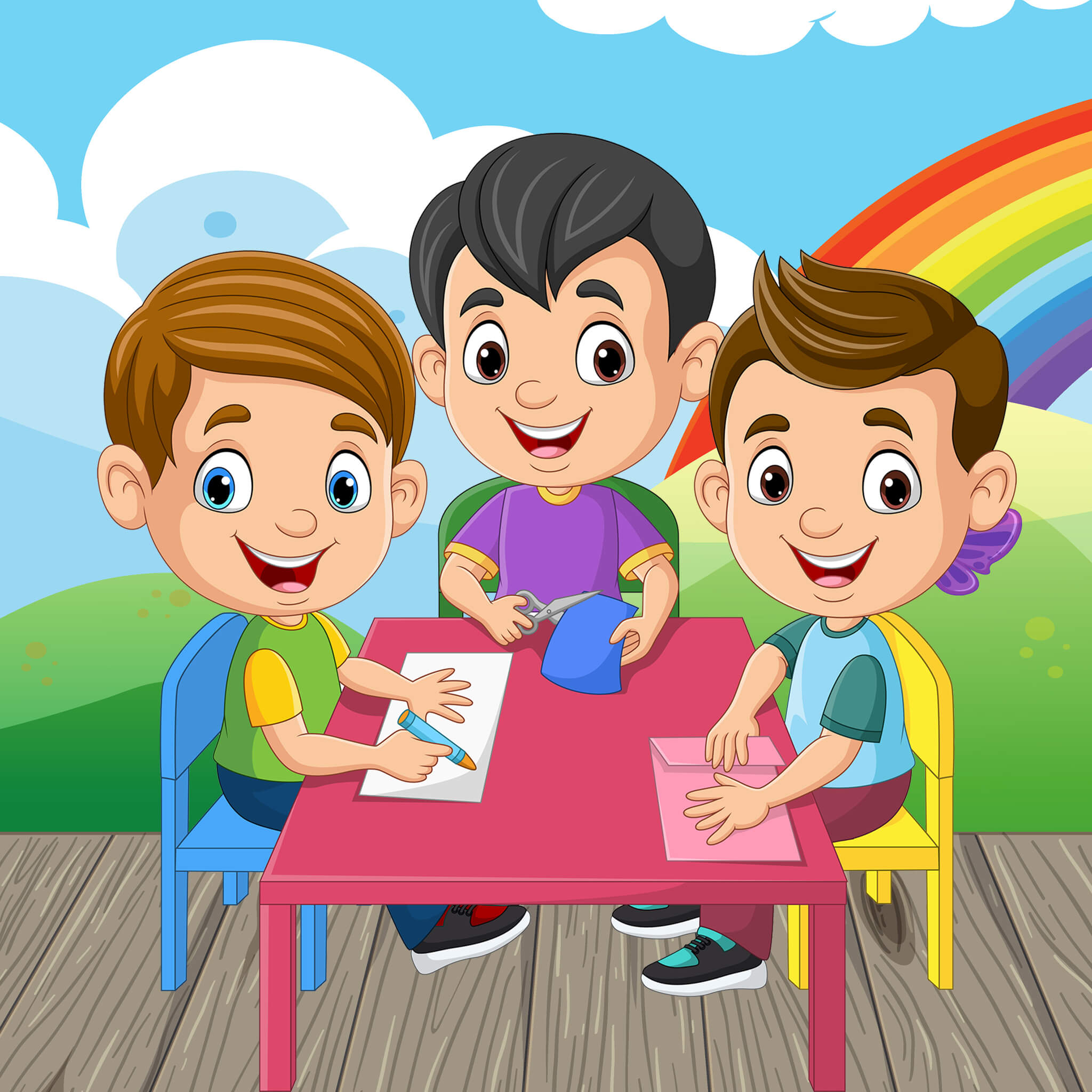 All worksheets from the category «Cut Out Templates»