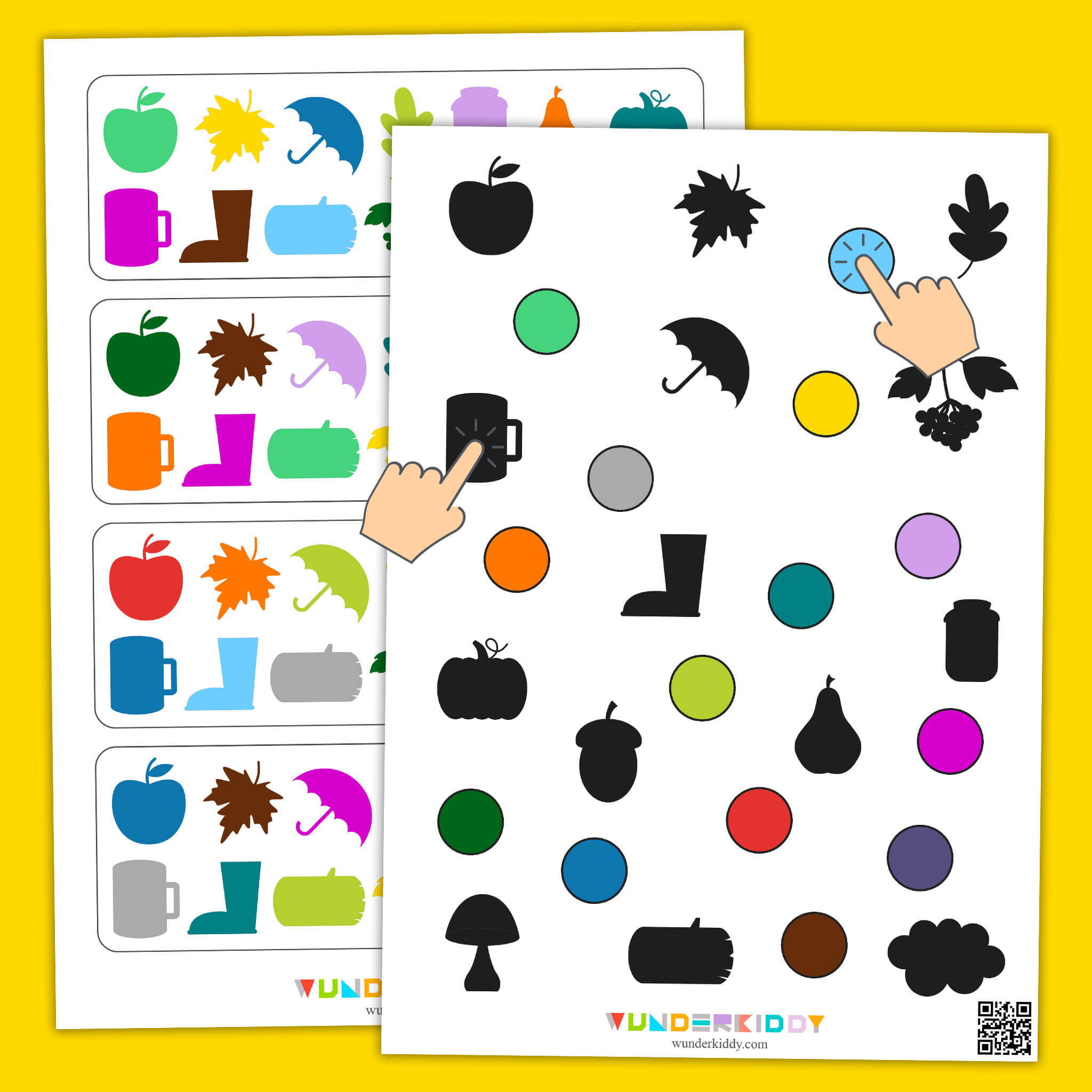 Fall Theme Forefinger Gym Activity