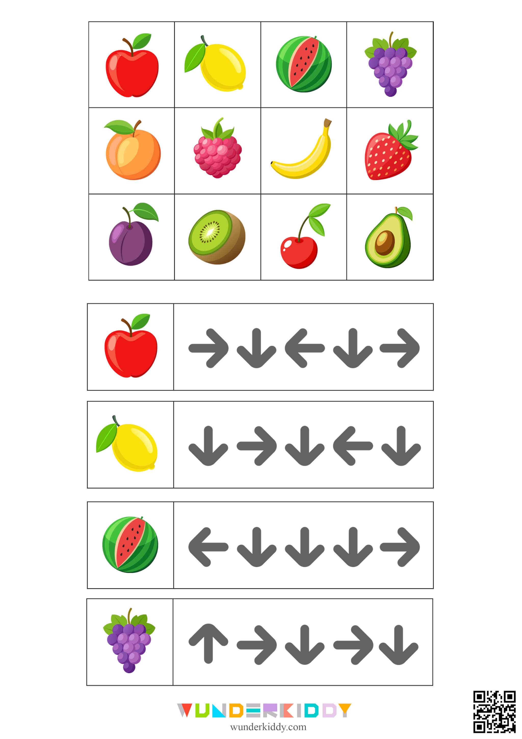 Follow the Fruit Path Worksheet - Image 3