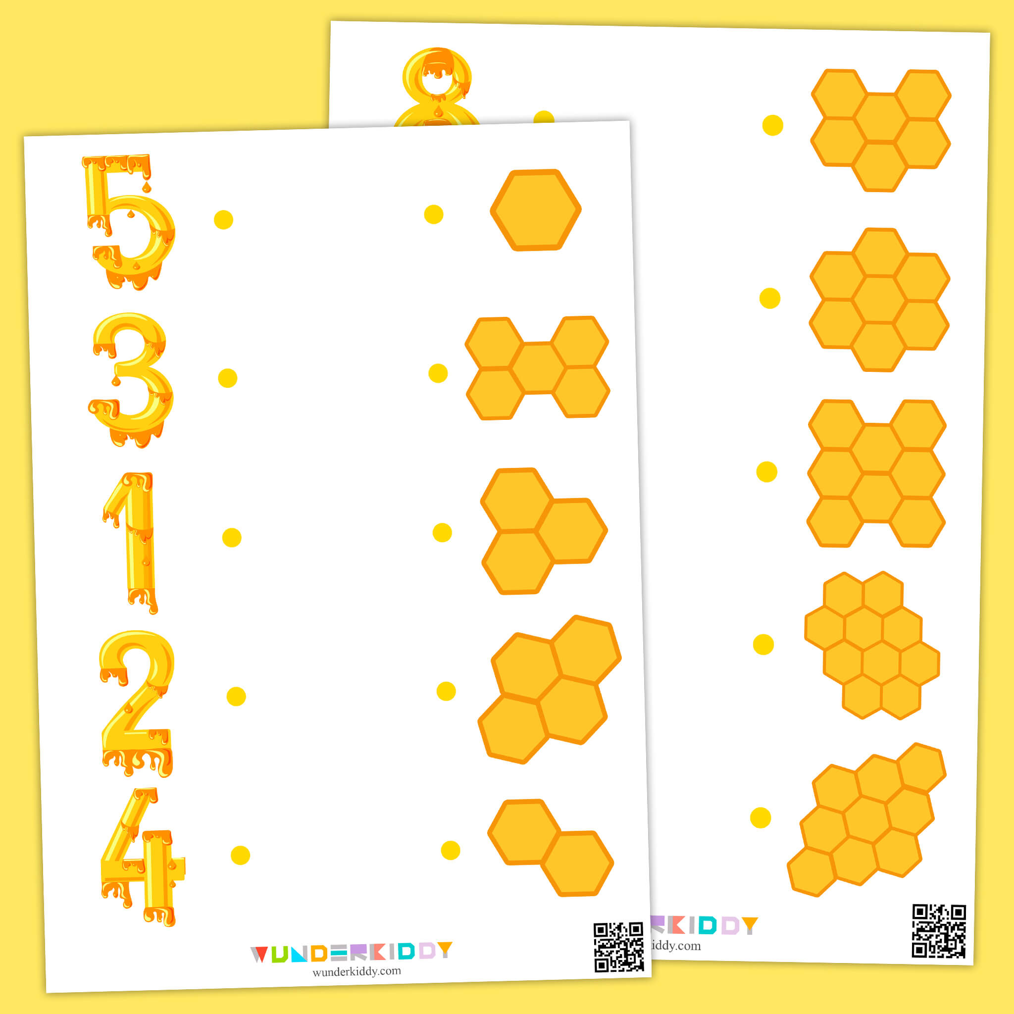Honeycombs Counting 1-10 Activity