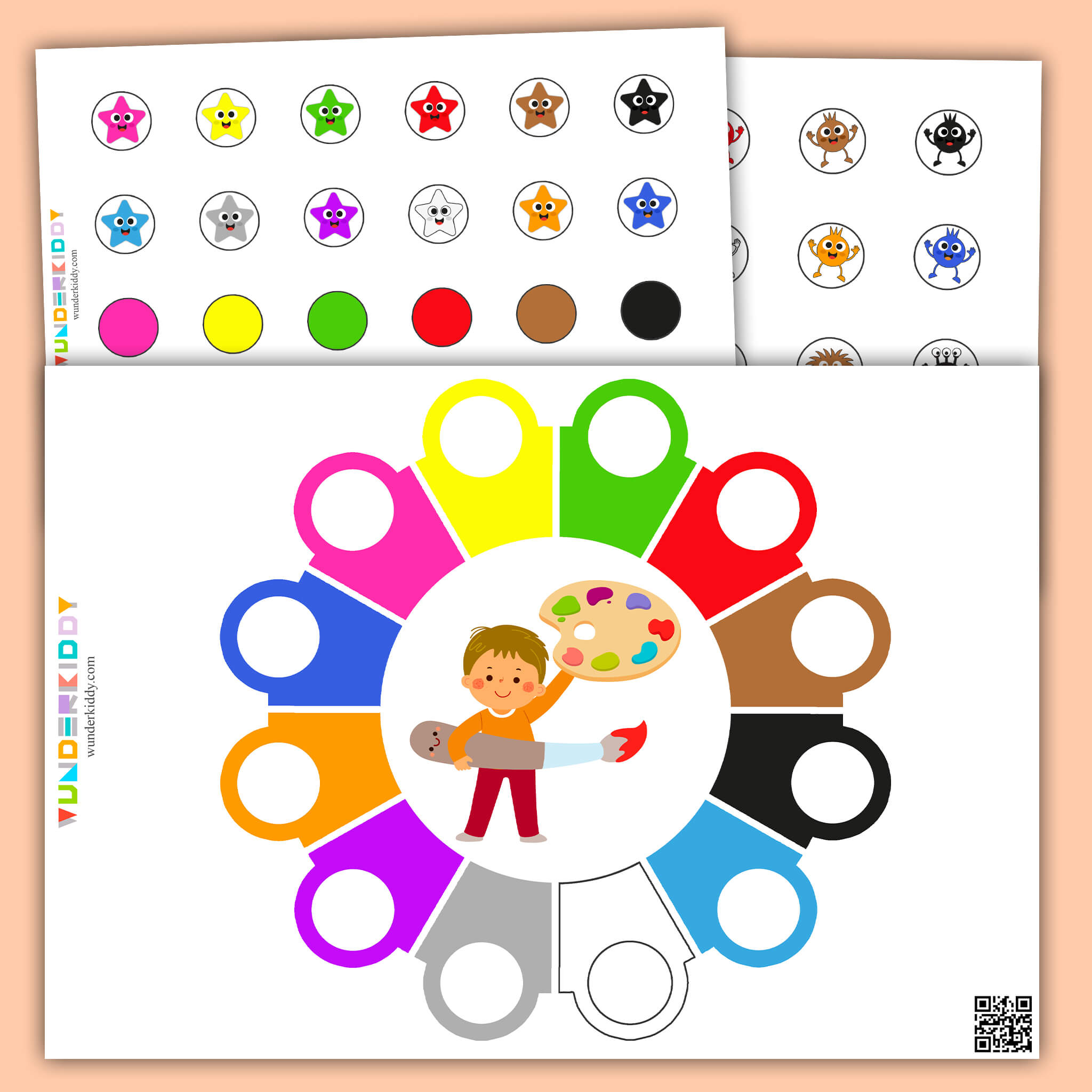 Arbeitsblatt «Farben lernen»