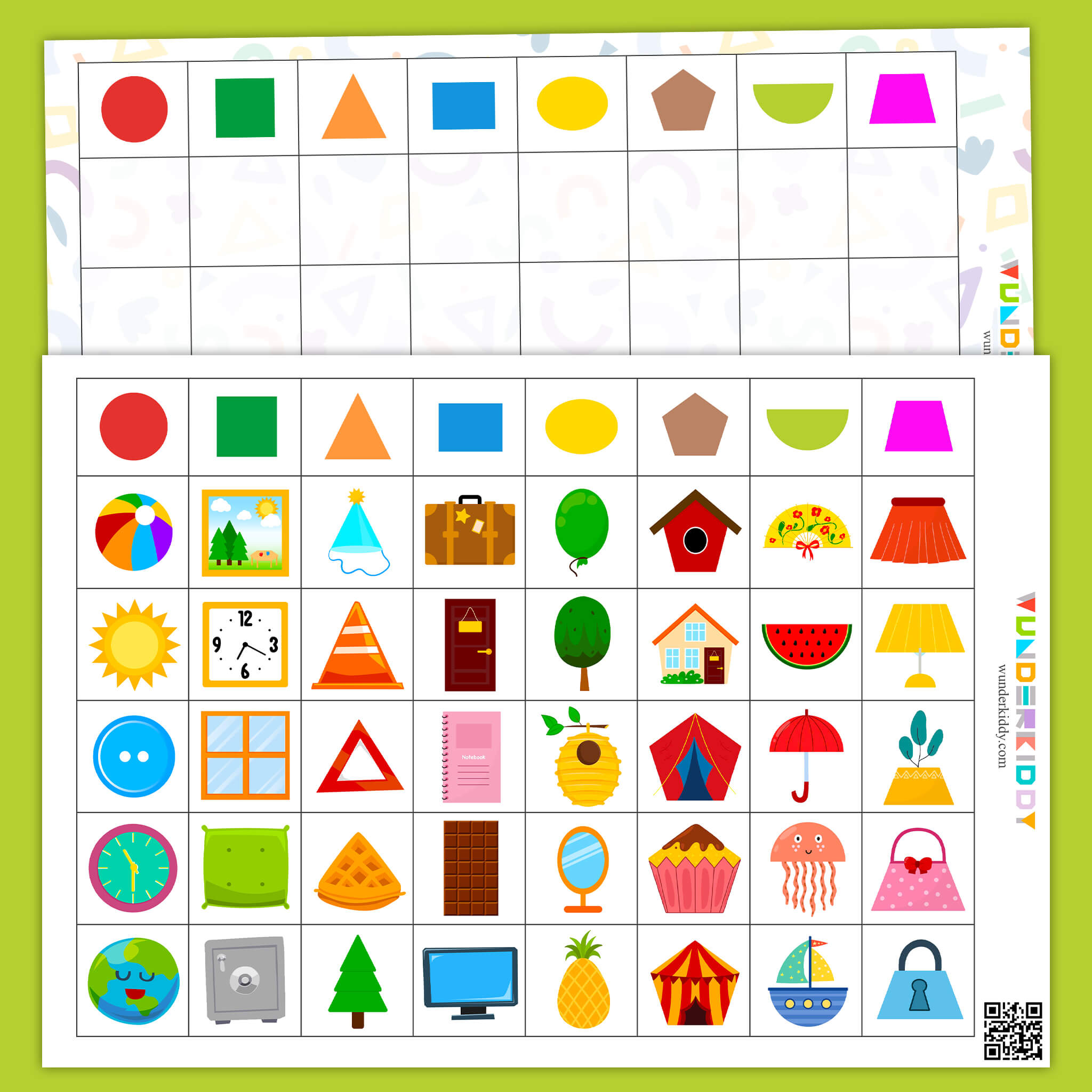 Shape Recognition Matching Activity