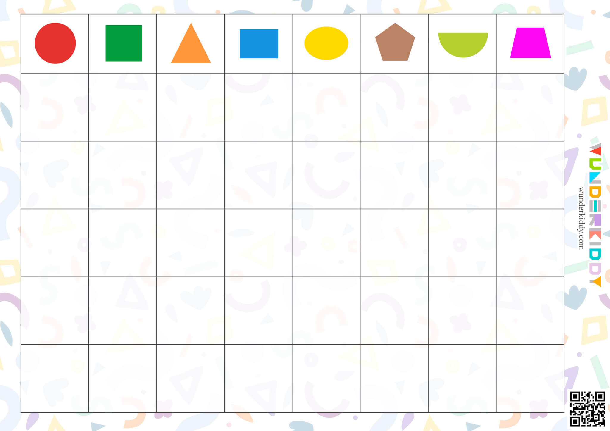 Shape Recognition Matching Activity - Image 2