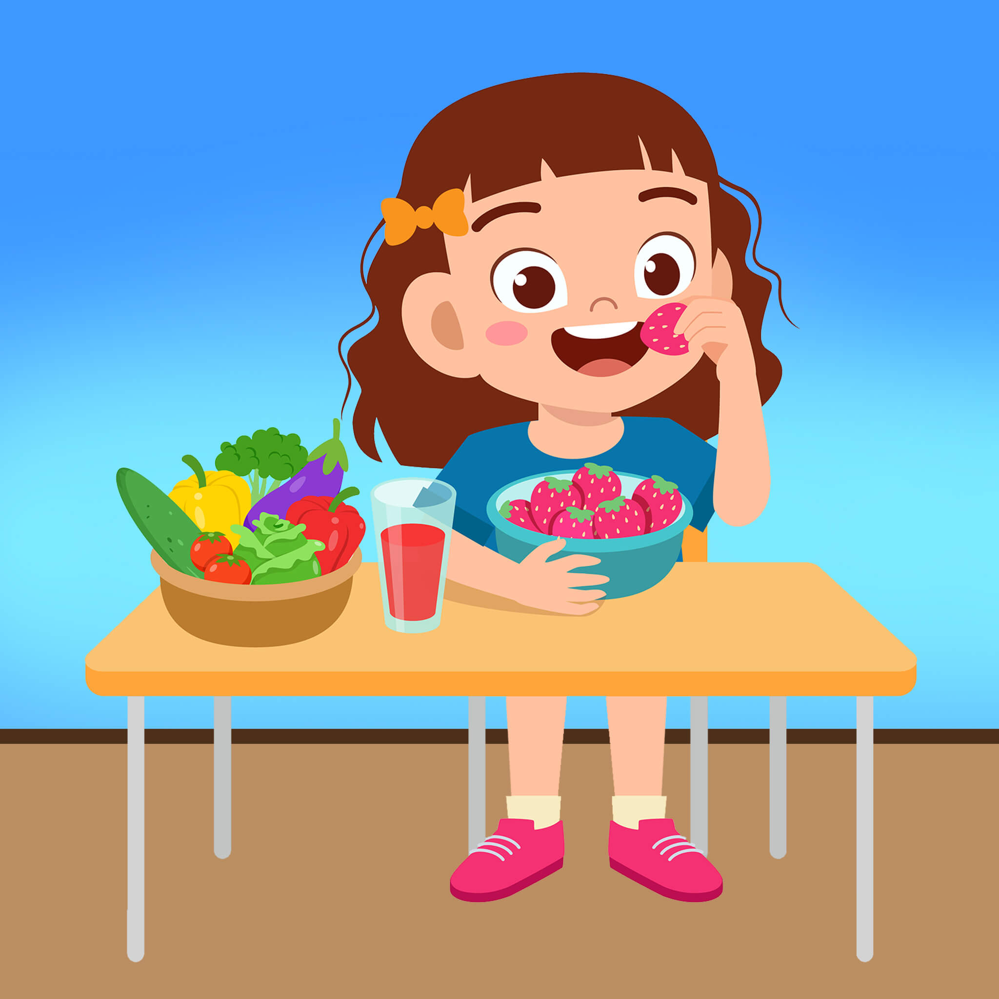 All worksheets from the category «Vegetables, fruits and berries»